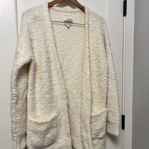 Wilfred Cream Textured Cardigan